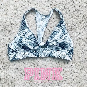 Snakeskin Razorback Sport Bra